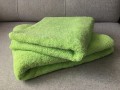 ręcznik łazienkowy zielony z haftem