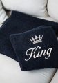 Ręcznik Queen/King z haftem i koroną