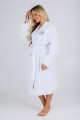Szlafrok welurowy, bawełniany Queen z koroną