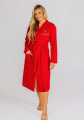 Komplet szlafroków welurowych, bawełnianych dla pary Queen, King