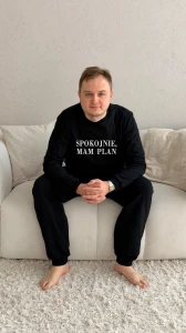 Bluza męska dresowa z Twoim haftowanym napisem