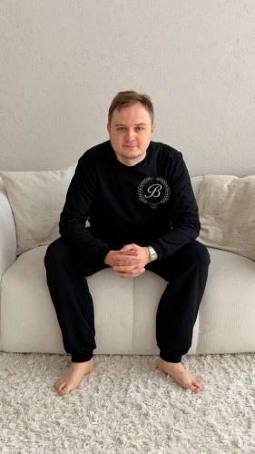 Piżama męska bawełniana z Twoim haftem, personalizowana