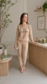 Bluza damska MATCHA LOVER z Twoim napisem, personalizowana haftem